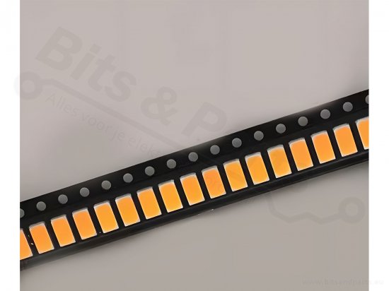 LED SMD 5730 Yellow/Orange - 5.7x3x0.9mm (5 pieces)